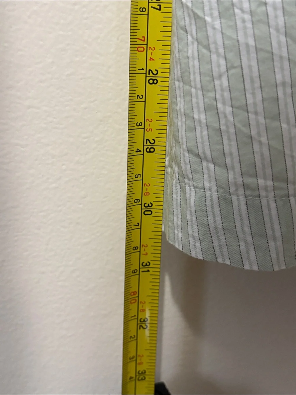 Old Navy Sage Green Striped Midi Dress with Ruffled Straps and Smocked Waist - Picture 15 of 15